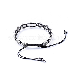 Adjustable Nylon Thread Braided Bead Bracelets&nbsp;BJEW-JB05177-01