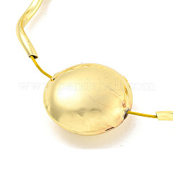 Brass Beaded Necklaces&nbsp;NJEW-P307-02G