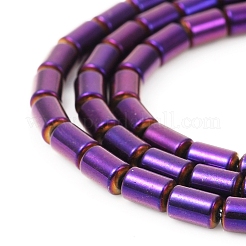 PVD Vacuum Plating Non-magnetic Synthetic Hematite Beads Strands&nbsp;G-F682-10
