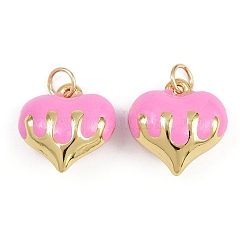 Brass Enamel Pendants&nbsp;KK-L240-03G