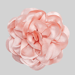 Flower Polyester Brooches&nbsp;JEWB-WH20008-04B