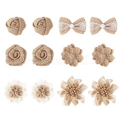 12Pcs 6 Styles Jute Ornament Accessories&nbsp;DIY-TA0011-98