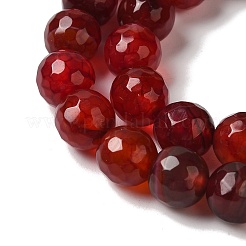 Dyed & Heated Natural Dragon Veins Agate Beads Strands&nbsp;X-G-P539-A01-25