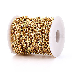 Brass Cable Chains&nbsp;CHC-T018-40G