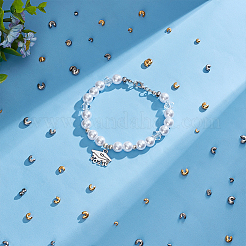 160Pcs 8 Style 304 Stainless Steel Crimp Beads Covers&nbsp;STAS-UN0053-50