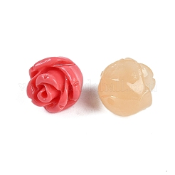 Synthetic Coral Carved Beads&nbsp;CORA-C003-17
