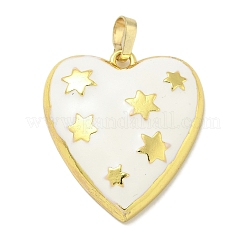 Rack Plating Brass Enamel Pendants&nbsp;KK-L224-046G