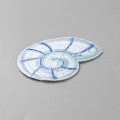 Polyester Embroider Thread Iron on/Sew On Patches&nbsp;PATC-WH0010-88A