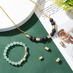 12Pcs 2 Style Brass Drawbench Beads&nbsp;KK-PH0005-14