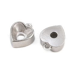 304 Stainless Steel Charm Rhinestone Settings&nbsp;SA-CBAC865-06B-P