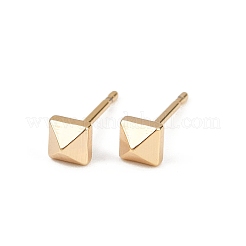 Brass Stud Earrings for Women&nbsp;EJEW-G441-02G