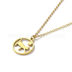 304 Stainless Steel Pendaant Necklaces&nbsp;LS-NJEW-D047-01G