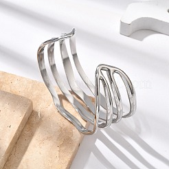 304 Stainless Steel Cuff Bangles&nbsp;BJEW-B108-10P