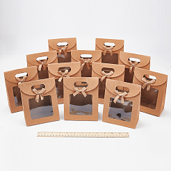 Blank Kraft Paper Bags&nbsp;ABAG-WH0032-18
