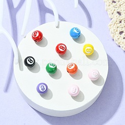 10Pcs Spray Painted Alloy Beads&nbsp;FIND-CJ0001-33