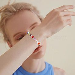 56Pcs 14 Style Spray Painted Alloy Beads&nbsp;FIND-FH0007-83