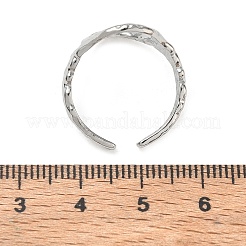 304 Stainless Steel Cuff Open Rings&nbsp;SA-CBA8AFD-01P