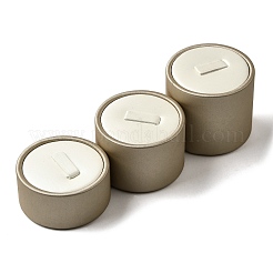 3Pcs 3 Sizes Imitation Leather Jewelry Display Stands&nbsp;ODIS-K005-09
