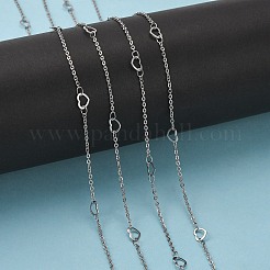 Tarnish Resistant 304 Stainless Steel Cable Chains&nbsp;CHS-K001-60