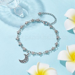 Tibetan Style Alloy Charm Bracelets&nbsp;BJEW-JB10096-04