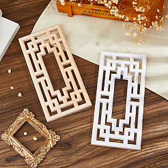 Hollow Rubber Wood Carved Onlay Applique&nbsp;AJEW-WH0609-130