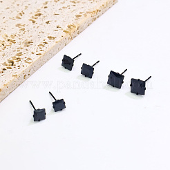 Geometric Square 304 Stainless Steel Stud Earrings for Women&nbsp;YP6314-2