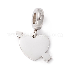 304 Stainless Steel European Dangle Charms&nbsp;STAS-I192-32