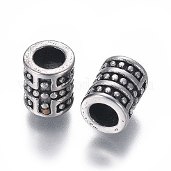 304 Stainless Steel European Beads&nbsp;STAS-G204-08AS