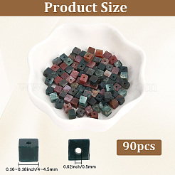 90Pcs Natural Indian Agate Beads&nbsp;G-PA0002-54