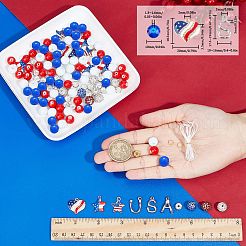 DIY Independence Day Bracelet Making Kit&nbsp;DIY-SC0021-69