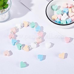 36Pcs 6 Colors Food Grade Eco-Friendly Silicone Beads&nbsp;SIL-NB0001-07