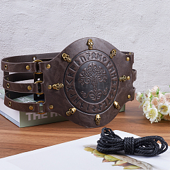 PU Leather Waist Chains for Women&nbsp;AJEW-WH20067-001AG-01