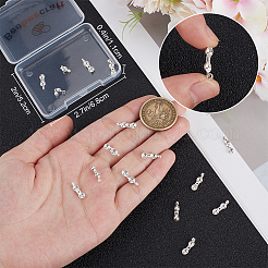 20Pcs 925 Sterling Silver Bead Tips&nbsp;STER-BBC0007-85