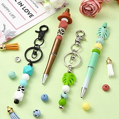 Cowboy Theme DIY Beadable Pen & Keychain Jewelry Making Kits&nbsp;DIY-YW0009-05