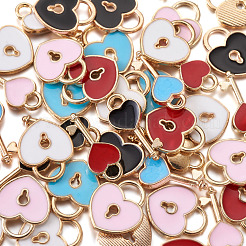 Alloy Enamel Pendants&nbsp;ENAM-TA0002-22
