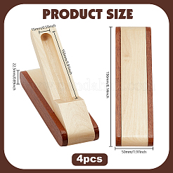 4Pcs Rectangle Wooden Business Gift Pen Cases&nbsp;AJEW-GO0004-39