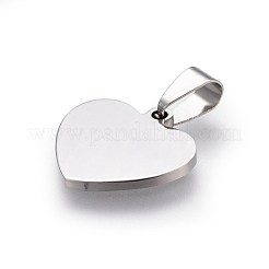 Tarnish Resistant 304 Stainless Steel Mirror Polished Finish Stamping Blank Tag Pendants&nbsp;X-STAS-L220-02B