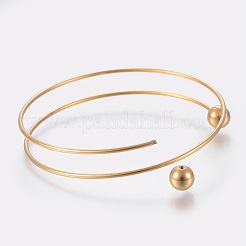 Ion Plating(IP) 304 Stainless Steel Bangles Making&nbsp;X-MAK-K019-01G