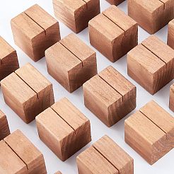 Pine Wood Business Cards Display Frame&nbsp;ODIS-WH0010-24