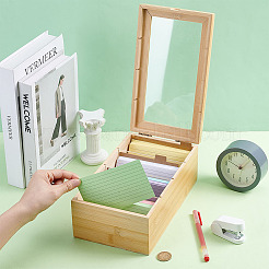 Rectangle Wooden Food Card Storage Boxes&nbsp;AJEW-WH0696-755