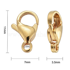 304 Stainless Steel Lobster Claw Clasps&nbsp;LS-STAS-H352-01D-G