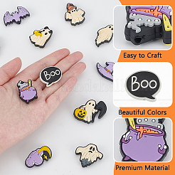 30Pcs 15 Styles Halloween Themed PVC Beads Sets&nbsp;PVC-ME0001-01