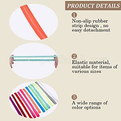 Candy Color Nylon & Spandex Elastic Bookmark&nbsp;OFST-CP0001-14B