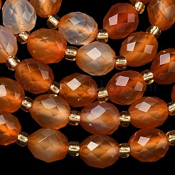 Natural Carnelian Beads Strands&nbsp;G-F809-A51-01