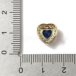 Brass Micro Pave Cubic Zirconia Beads&nbsp;KK-I276-46G