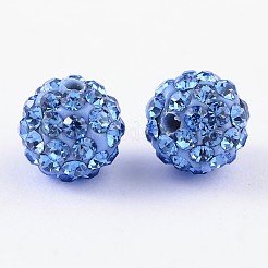 Pave Disco Ball Beads&nbsp;RB-H258-8MM-211