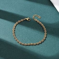 304 Stainless Steel Chain Bracelets&nbsp;BJEW-P376-03G