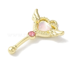 Rack Plating Alloy Pendants&nbsp;FIND-I039-009G-02