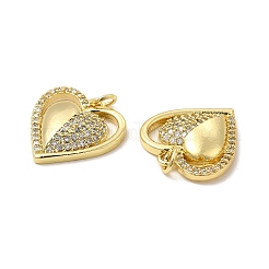 Brass Micro Pave Cubic Zirconia Pendants&nbsp;KK-E068-VB172