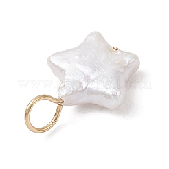 Natural Keshi Pearl Charms&nbsp;PALLOY-JF04240-01
